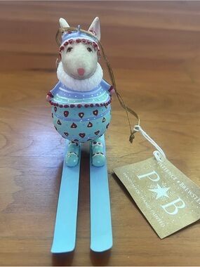 Patience Brewster Dash Away Skiing Molly Mouse Ornament